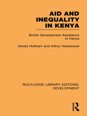 cover image of Aid and Inequality in Kenya